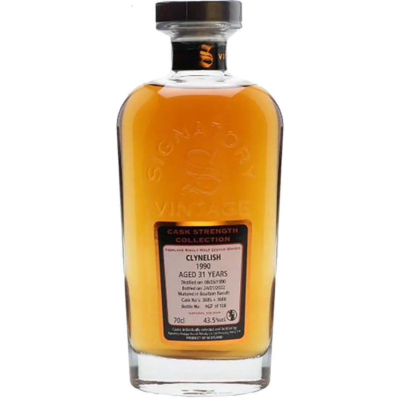 Signatory Vintage Clynelish 1990 31 Year Old 43.5% 700ml