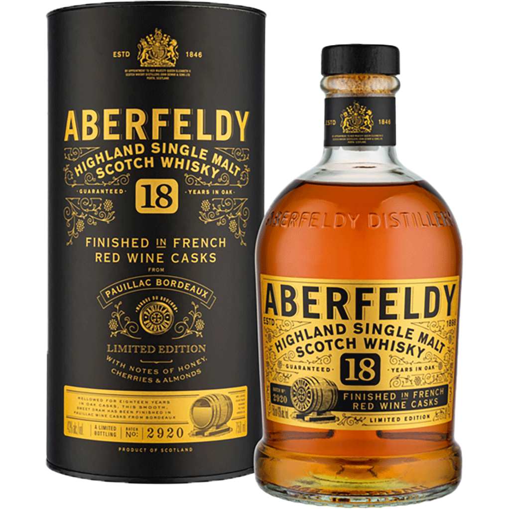 Aberfeldy 18 Year Old Pauillac Cask 750ml