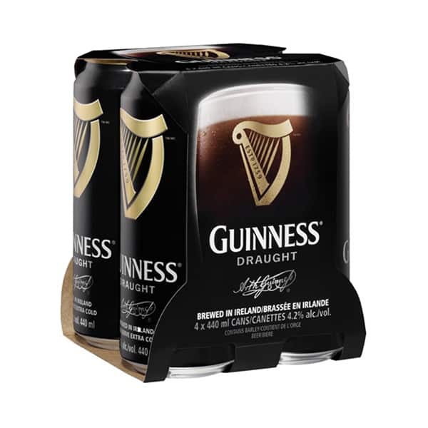 Guinness Draught 4 Tall Cans