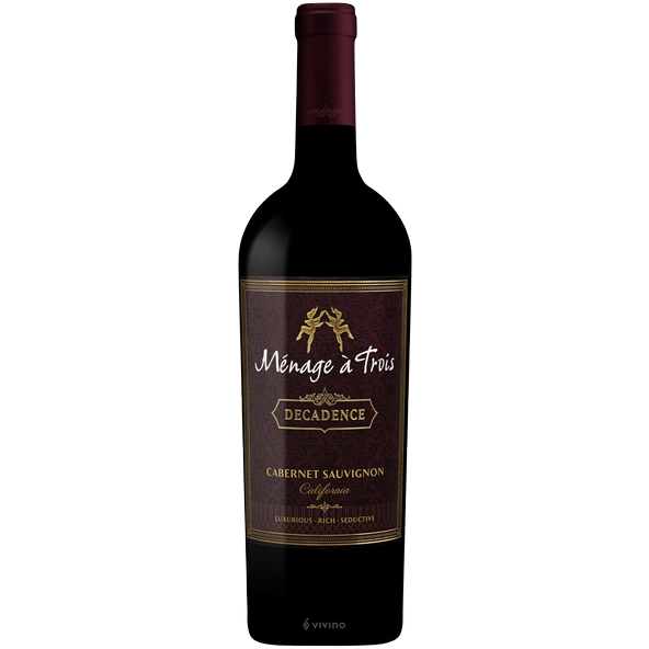 Ménage à Trois Decadence Cabernet Sauvignon 750ml