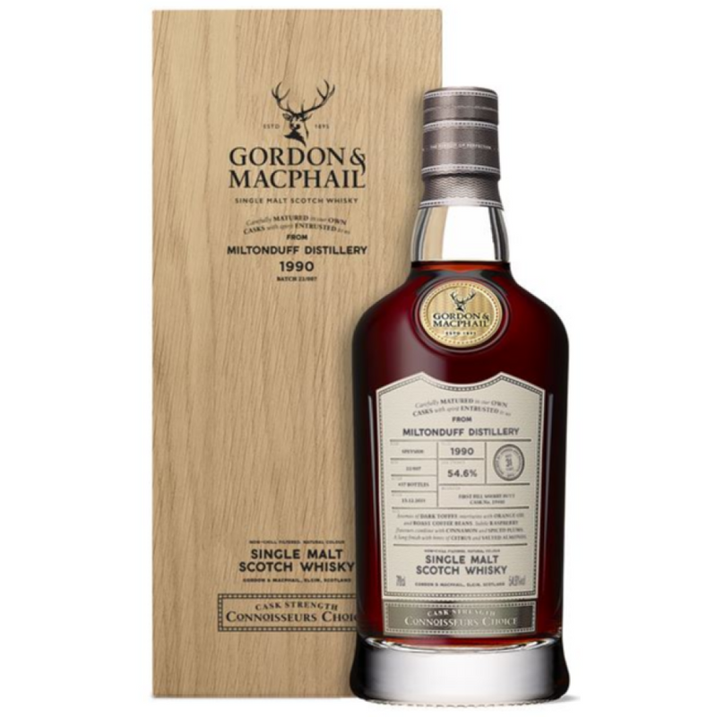 Gordon & MacPhail Connoisseur's Choice Miltonduff 1990 31 Year Old 54.6% ABV 700ml