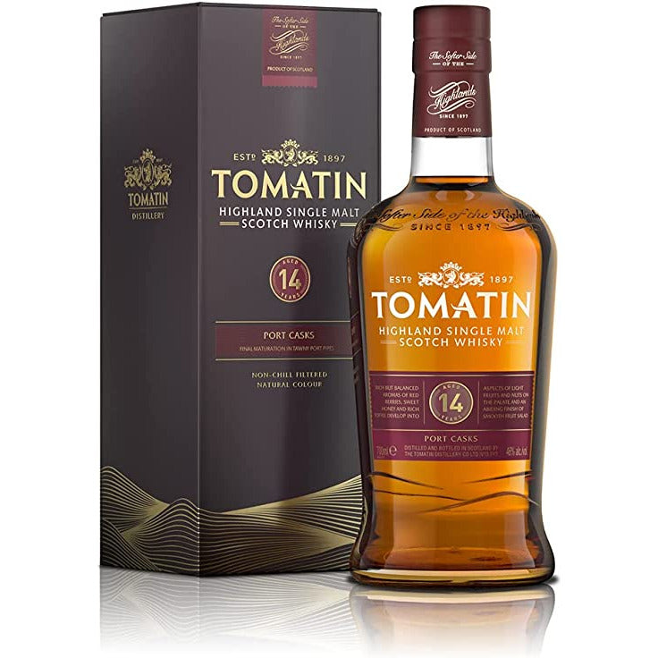 Tomatin 14 Year Old Port Wood Finish 46% ABV 750ml