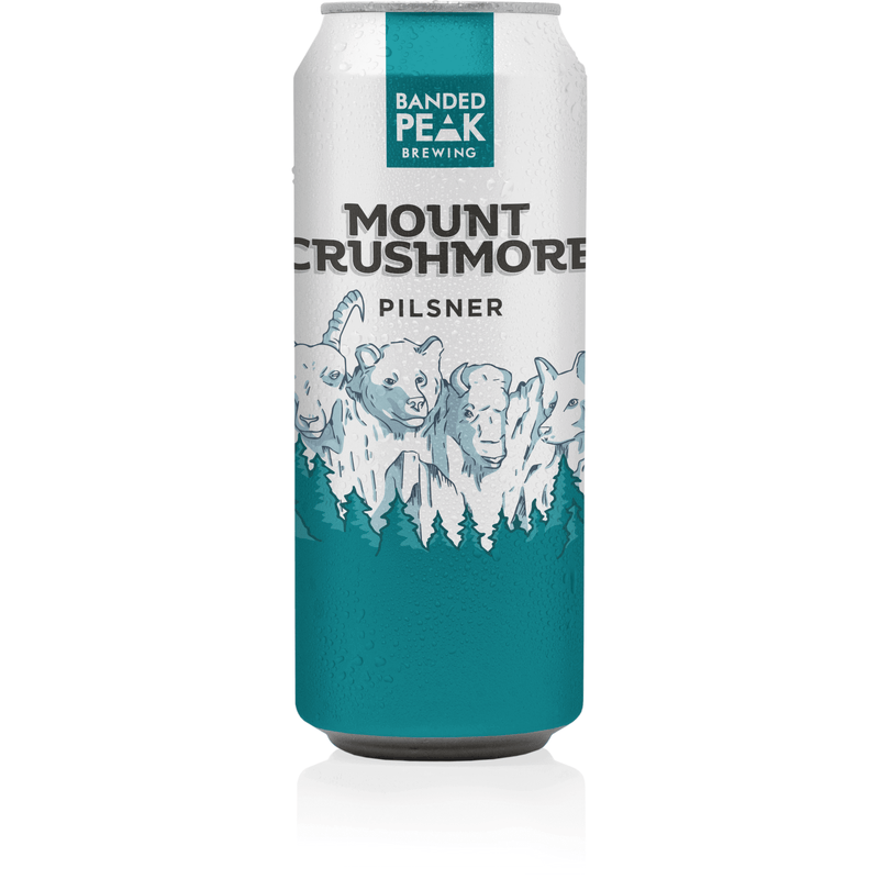 Banded Peak Mount Crushmore 4 Tall Cans