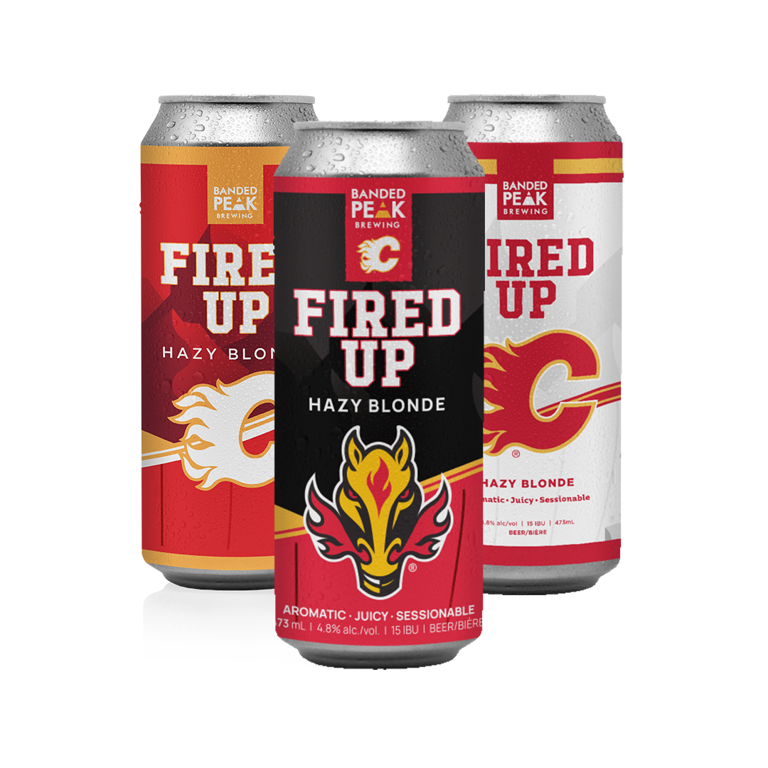 Banded Peak Fired Up Haze Ale 4 Tall Cans