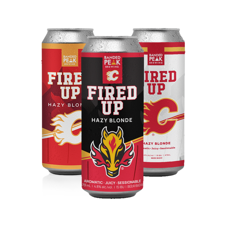 Banded Peak Fired Up Haze Ale 4 Tall Cans