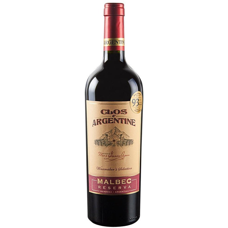 Clos D'Argentine Winemaker's Selection Reserva Malbec 2014 750ml