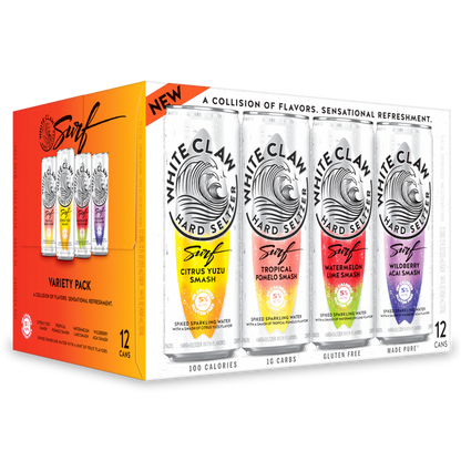 White Claw Surf Variety Pack 12 Cans
