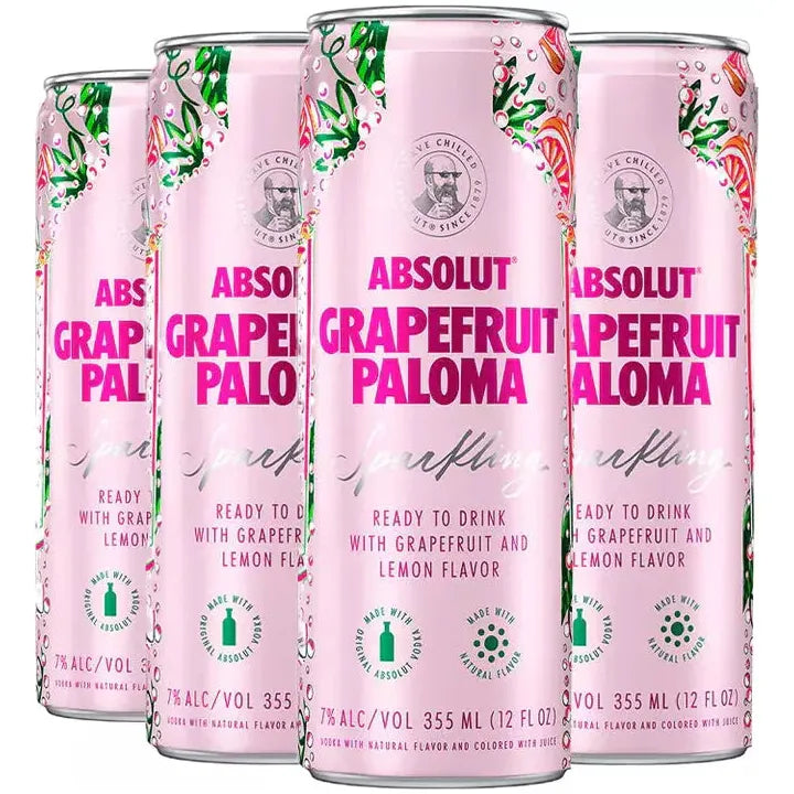 Absolut Grapefruit Paloma 4 Cans