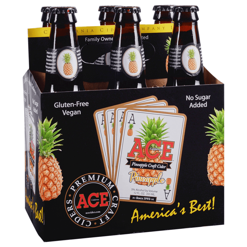 Ace Pineapple Hard Cider 6 Bottles