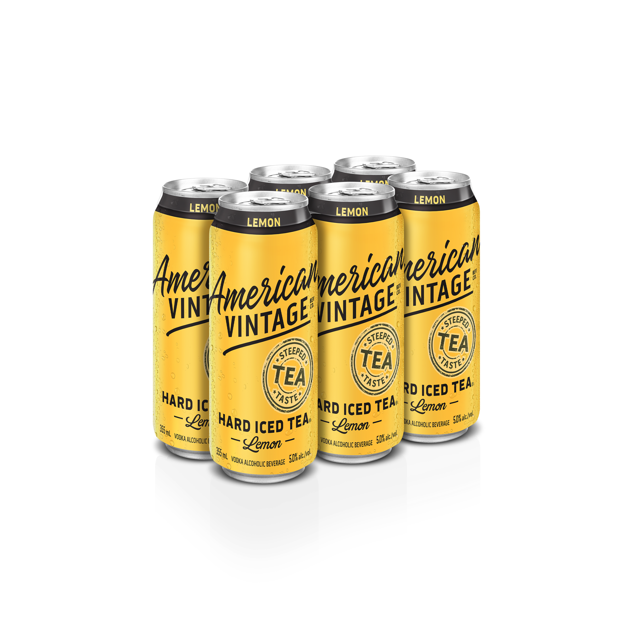 American Vintage Lemon Iced Tea 6 Cans
