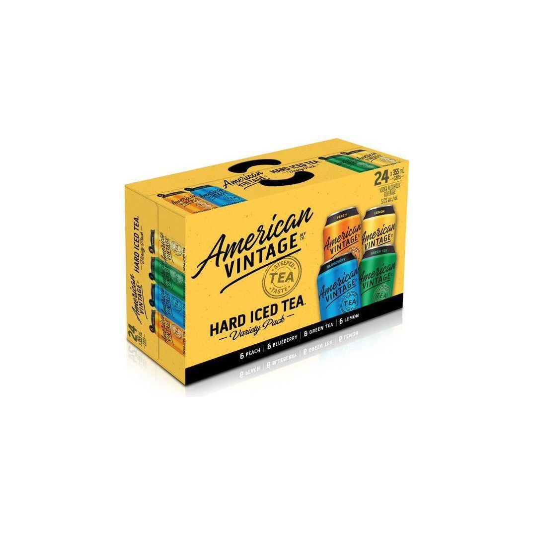 American Vintage Iced Tea Variety Pack 24 Cans