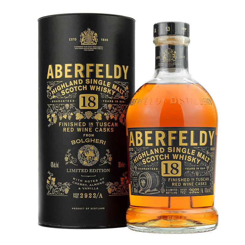 Aberfeldy 18 Year Old Bolgheri Tuscan Wine Cask Finish 750ml