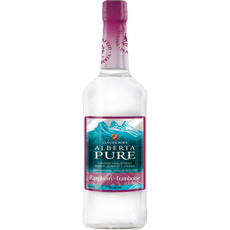 Alberta Pure Raspberry Vodka 750ml – BSW Liquor