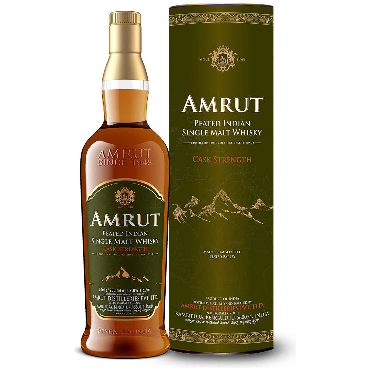 Amrut Peated Cask Strength 700ml