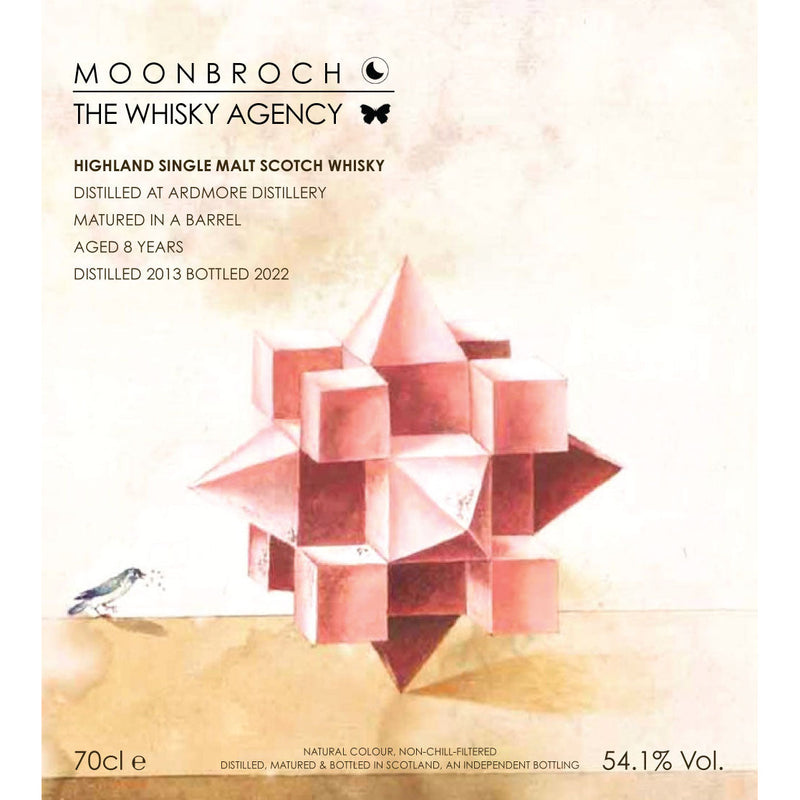 The Whisky Agency x Moonbroch Ardmore 2013 8 Year Old 54.1% ABV 700ml