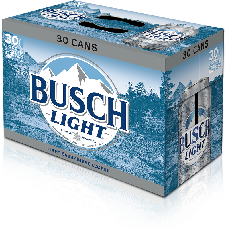 Busch Light Lager 30 Cans Bsw Liquor