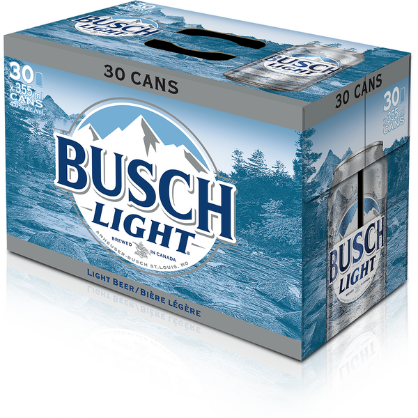 Busch Light Lager 30 Cans – BSW Liquor
