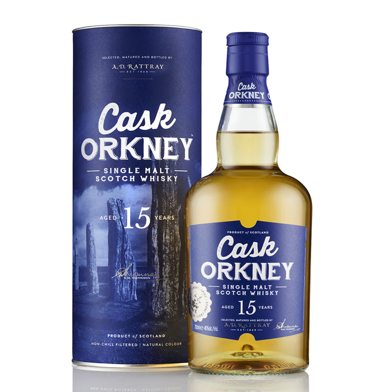 AD Rattray Cask Orkney 15 Year Old 46 % ABV700ml
