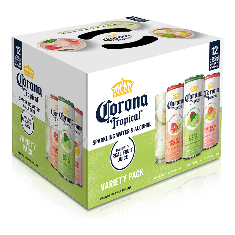 Corona Tropical Variety Pack 12 Cans