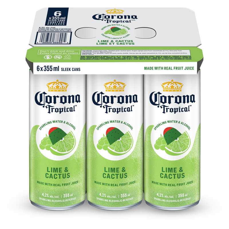 Corona Tropical Cactus & Lime 6 Cans
