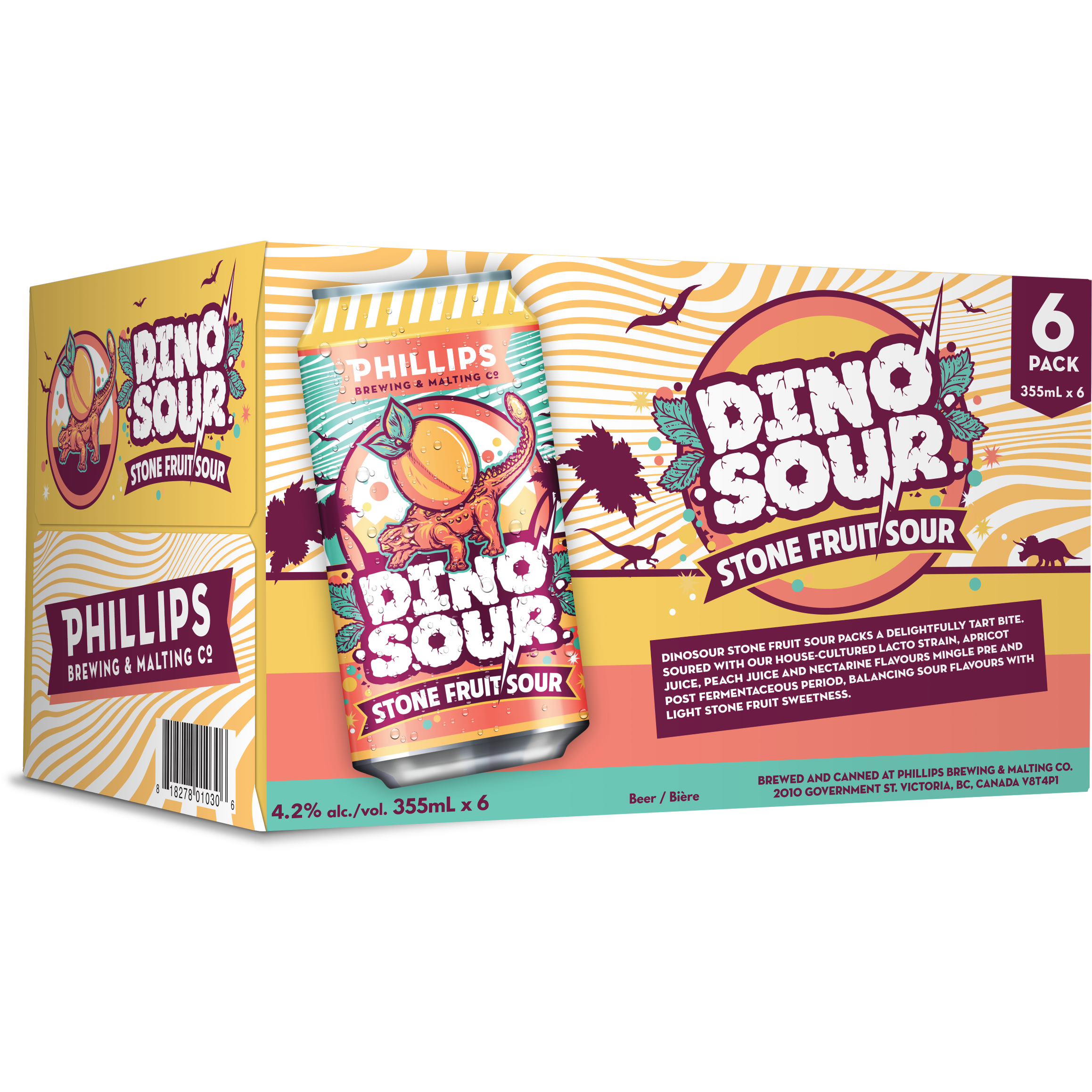 Phillips Dinosour Stone Fruit 6 Cans