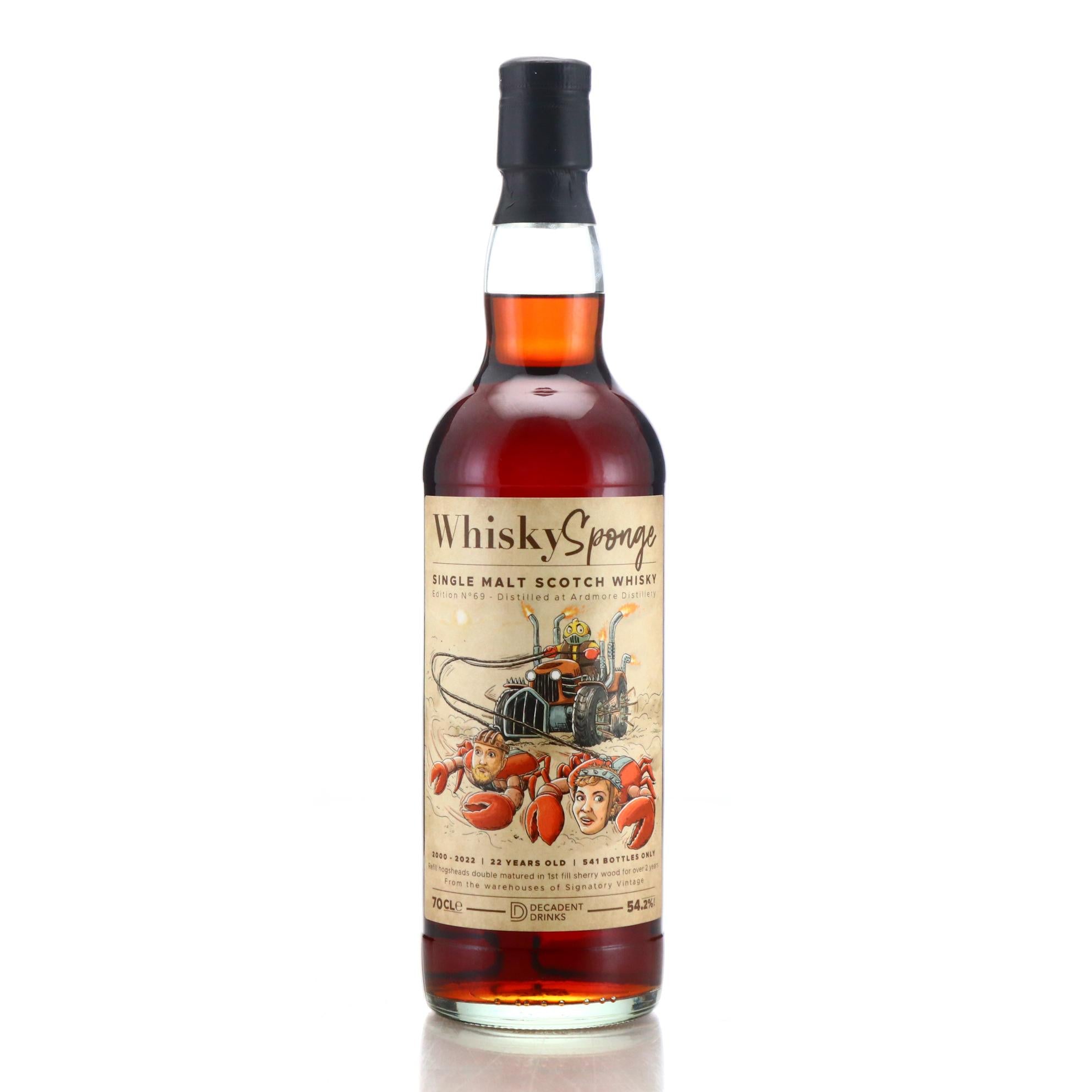 Whisky Sponge Edition No.69 Ardmore 2000 22 Year 54.2% ABV 700ml