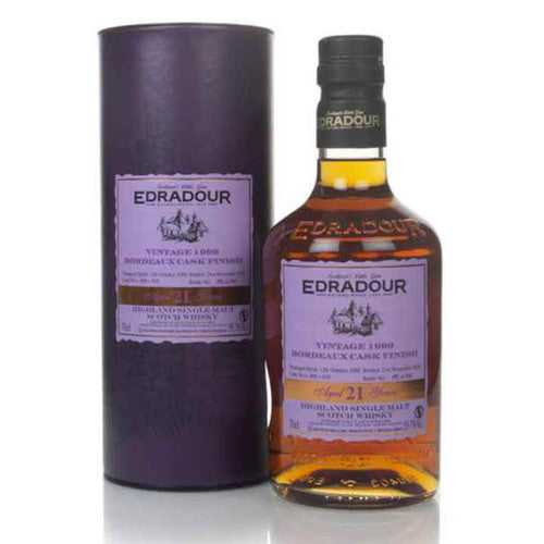 Edradour 21 Year Old Bordeaux Finish 1999 700ml