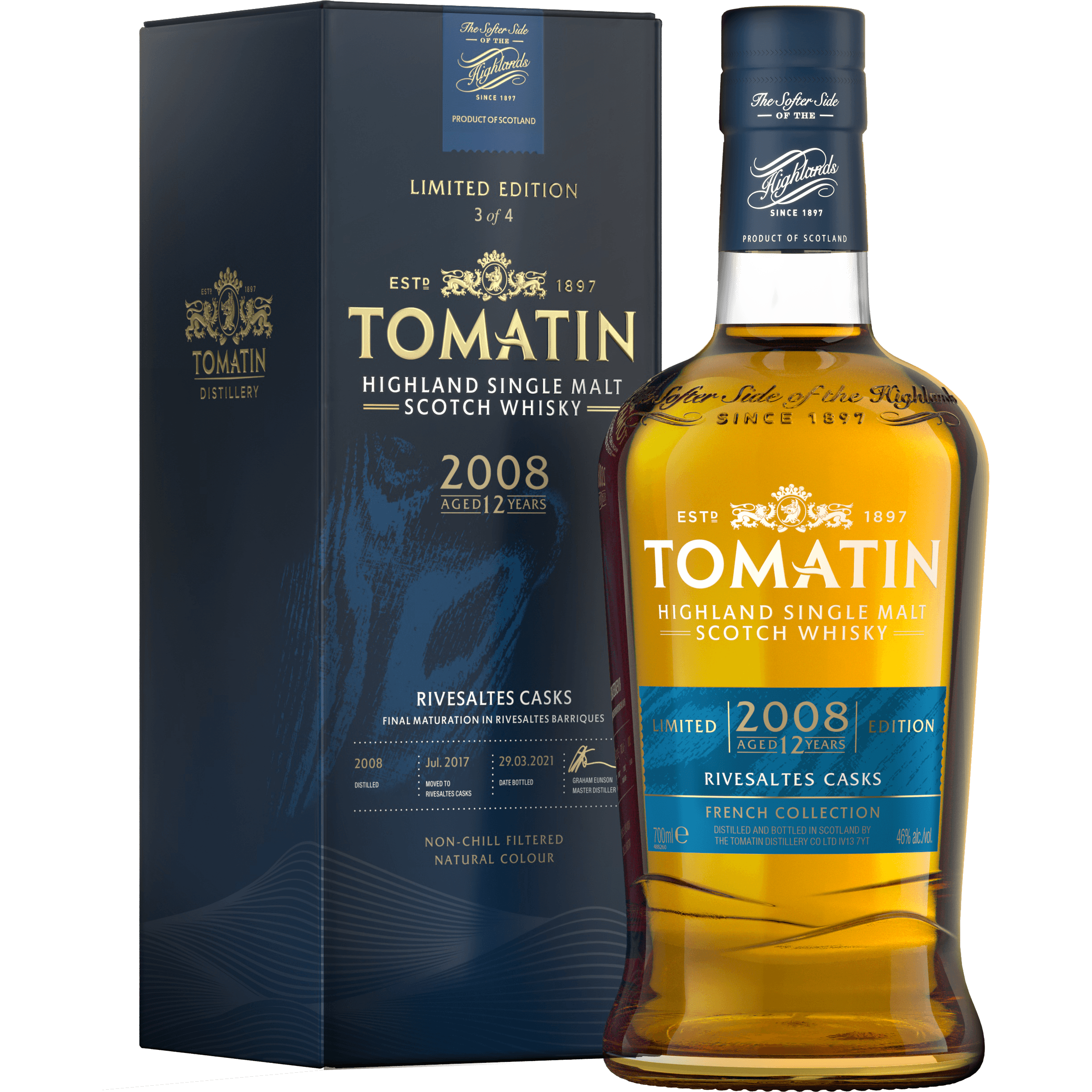 Tomatin 2008 Rivesaltes Cask 46% ABV 700ml