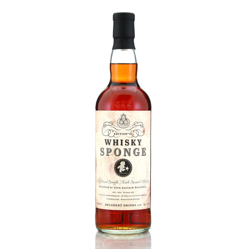 Whisky Sponge Edition No.65 Glen Garioch 1991 30 Year Old 41.4% ABV 700ml
