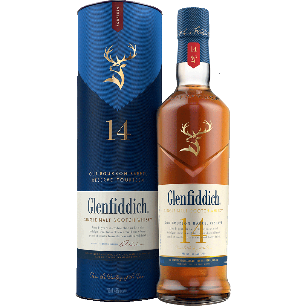 Glenfiddich 14 Year Old Bourbon Barrel Reserve