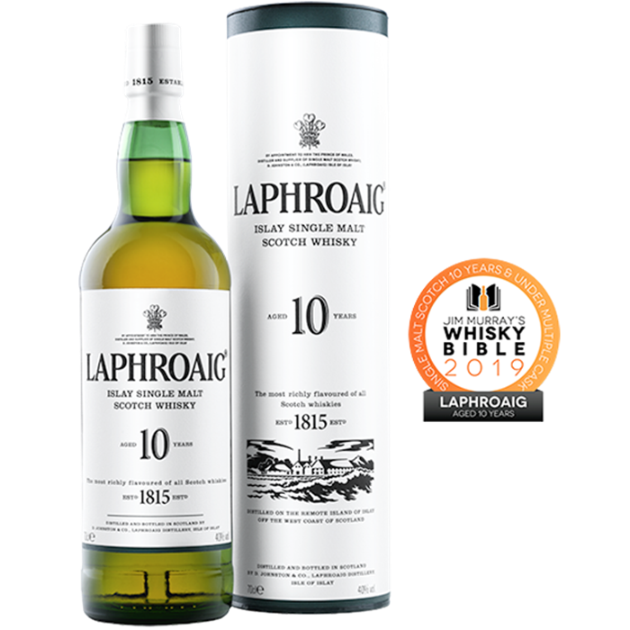 ウイスキー LAPHROAIG AGED 10 YEARS Laphroaig 10 Year Old Islay Single Malt Scotch Whisky | LCBO