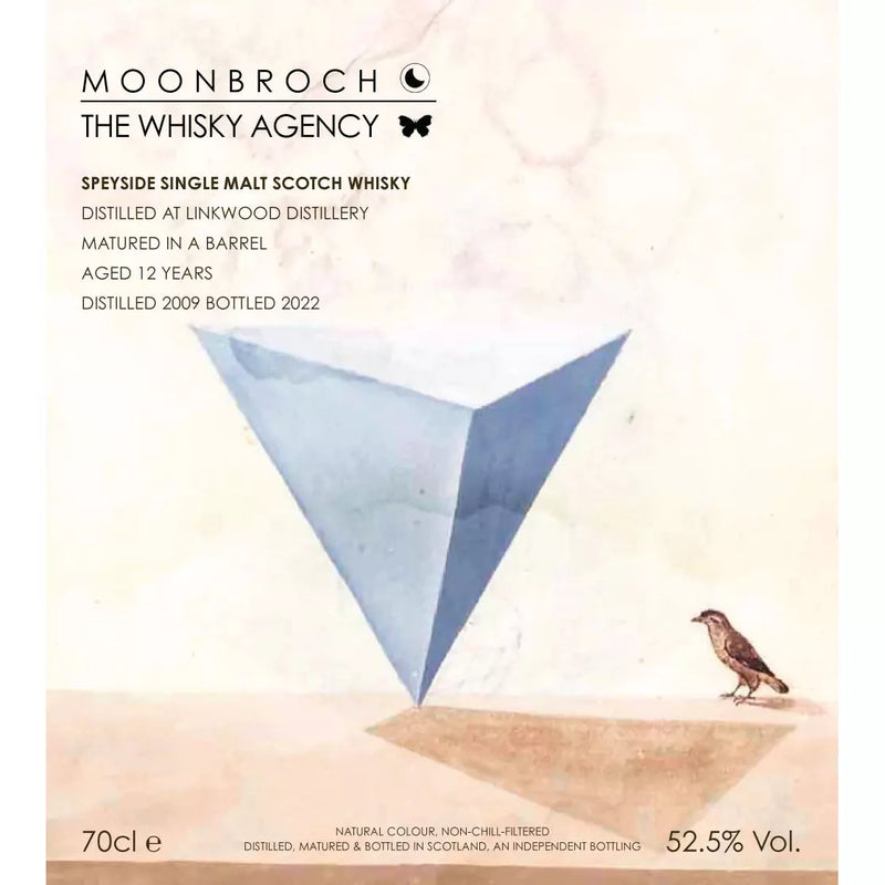The Whisky Agency x Moonbroch Linkwood 2009 12 Year Old 52.5% ABV 700ml