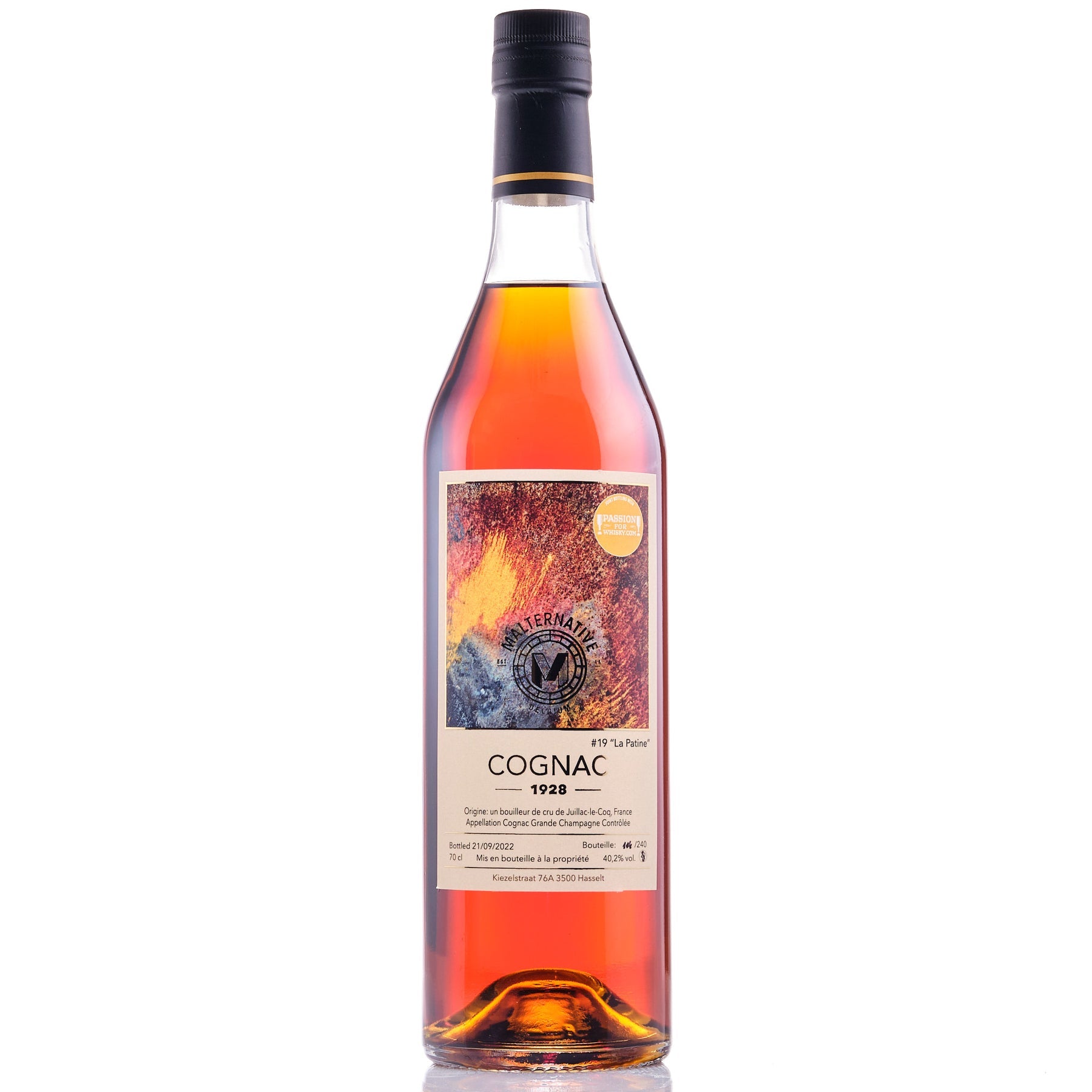 Malternative Cognac #19 1928 Grande Champagne 40.2% ABV 700ml