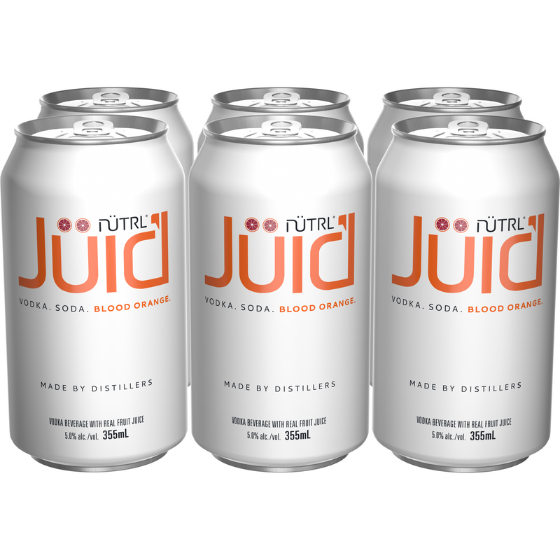 Nutrl Juic'D Blood Orange 6 Cans
