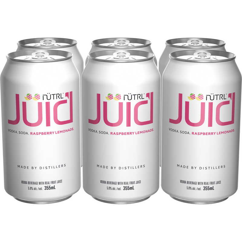 Nutrl Juic'D Raspberry Lemon 6 Cans