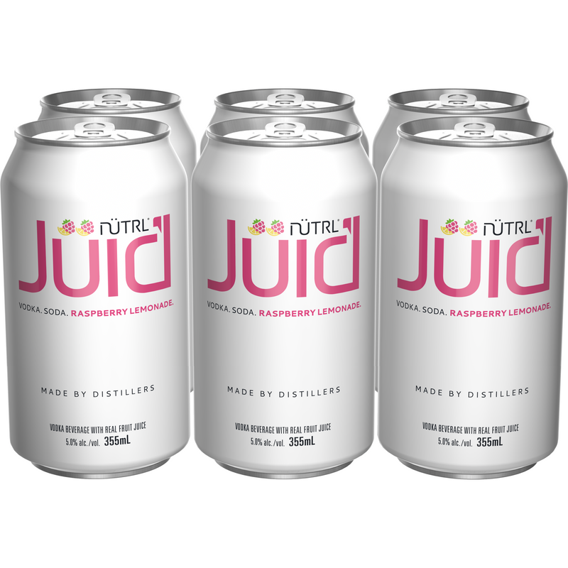 Nutrl Juic'D Raspberry Lemon 6 Cans – BSW Liquor
