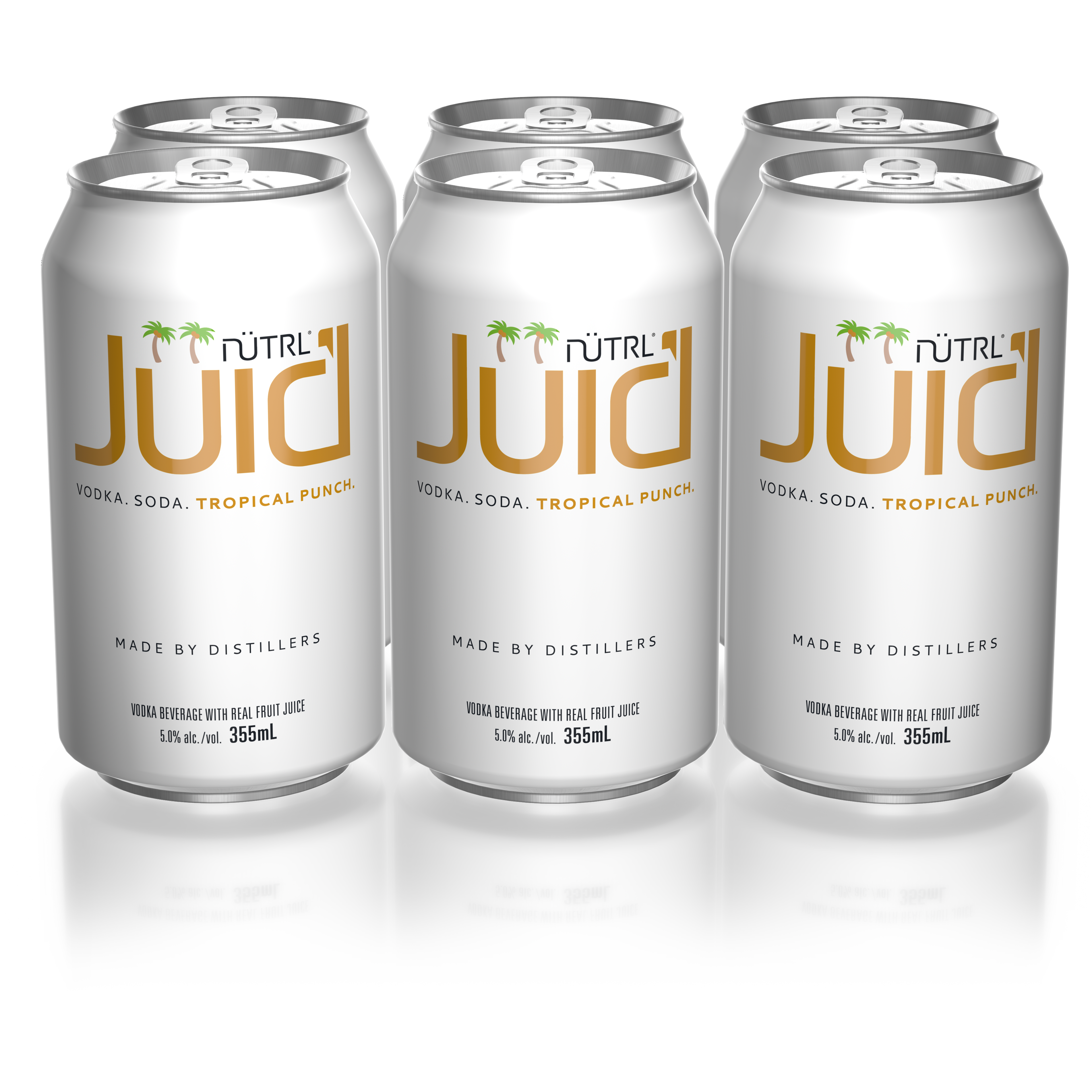 Nutrl Juic'D Tropical Punch 6 Cans