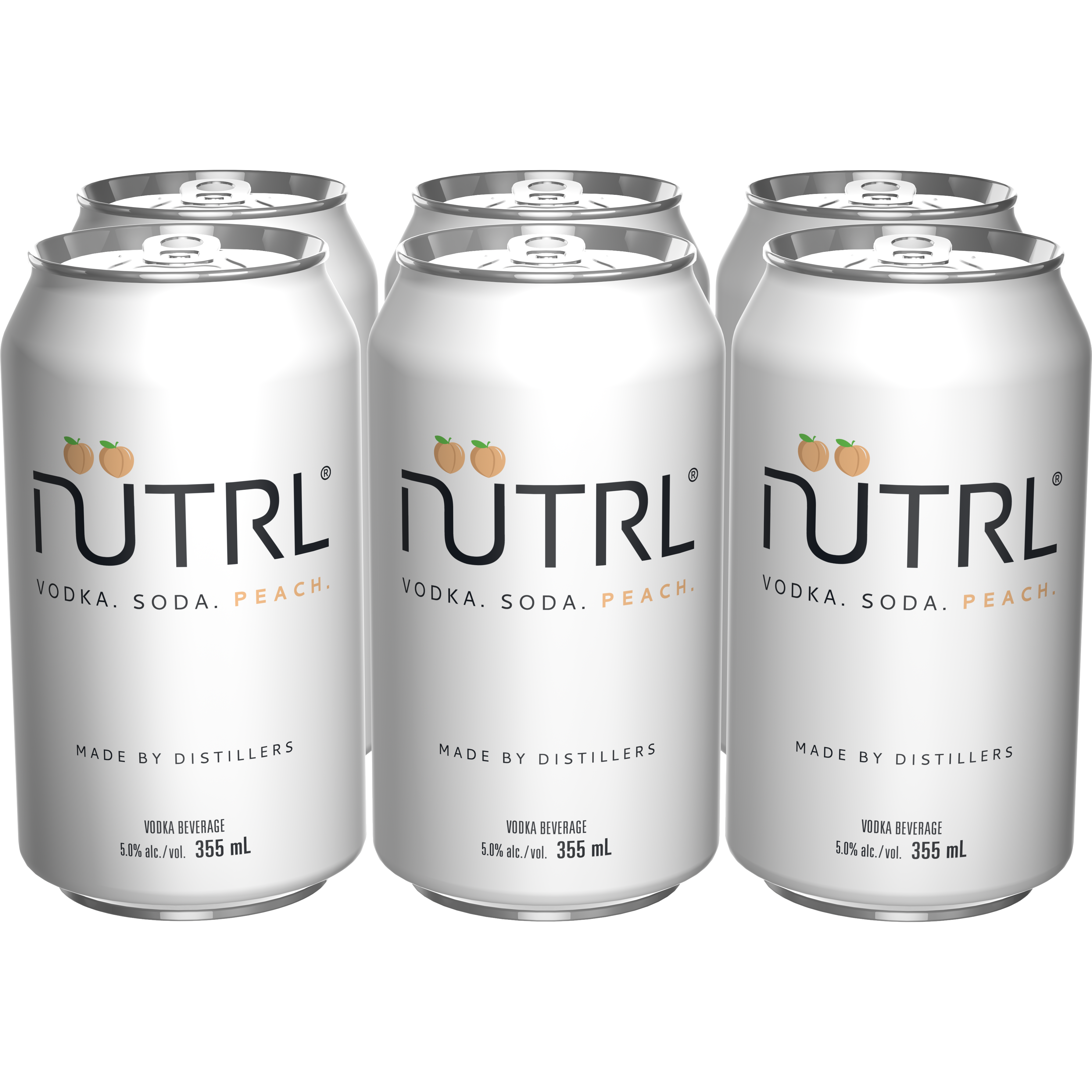 Nutrl Peach 6 Cans