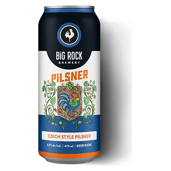 Big Rock Pilsner 4 Tall Cans