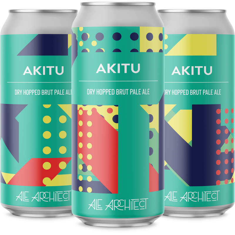 Ale Architect Akitu Dry Hopped Brut Pale Ale 4 Tall Cans