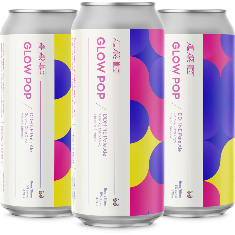 Ale Architect Glow Pop DDH NEPA 4 Tall Cans