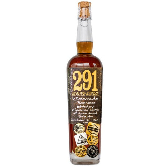 291 Distillery Single Barrel Barrel Proof Bourbon 62.5% ABV 750ml