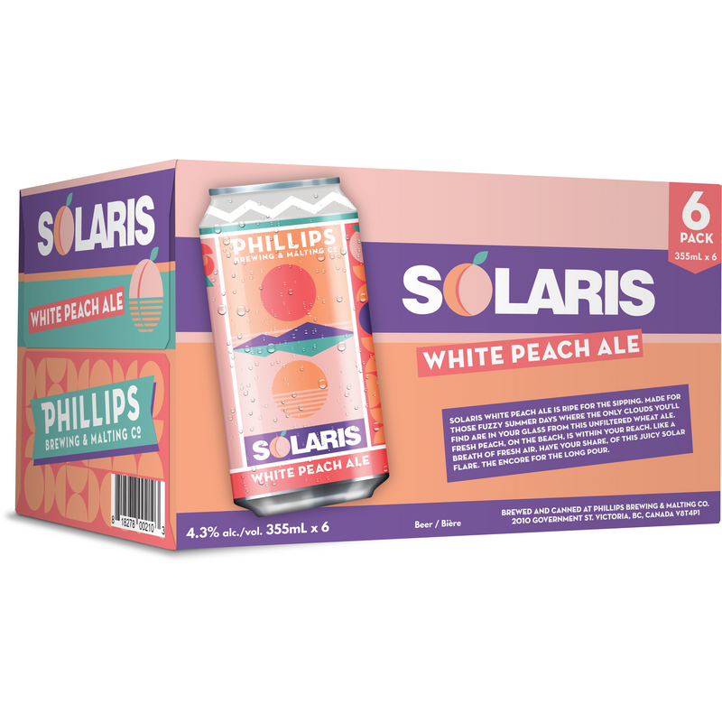 Phillips Solaris Peach Ale 6 Cans