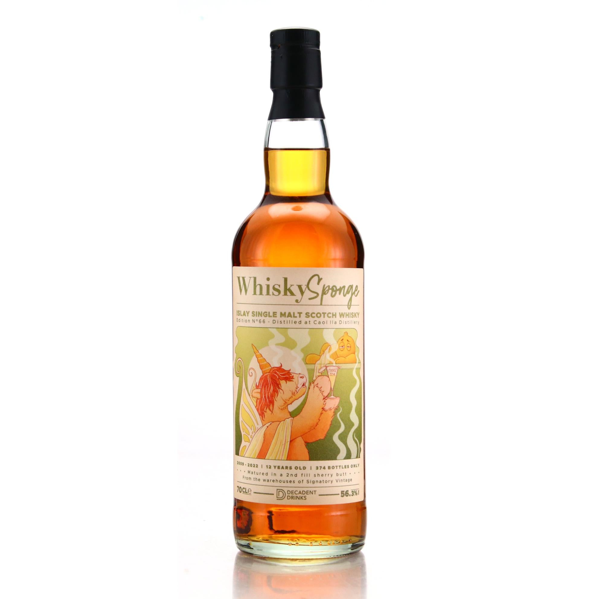 Whisky Sponge Edition No.66 Caol Ila 12 Year Old 56.3% ABV 700ml