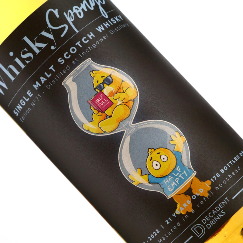 Whisky Sponge Edition No.71 Inchgower 2001 21 Year Old 48.9% ABV 700ml