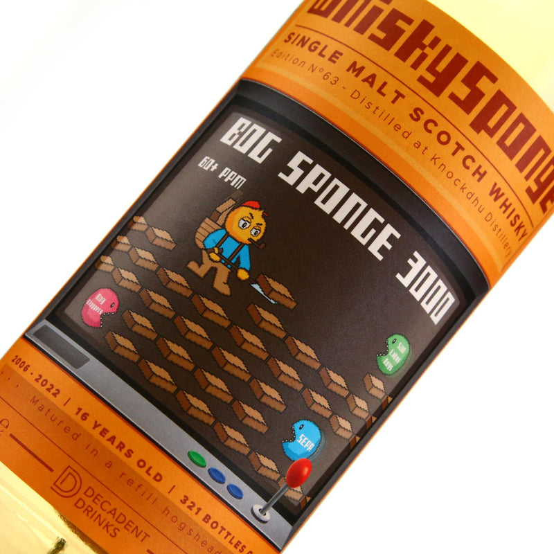 Whisky Sponge Knockdhu 16 2006 Year Old Edition No.63 55% ABV 700ml