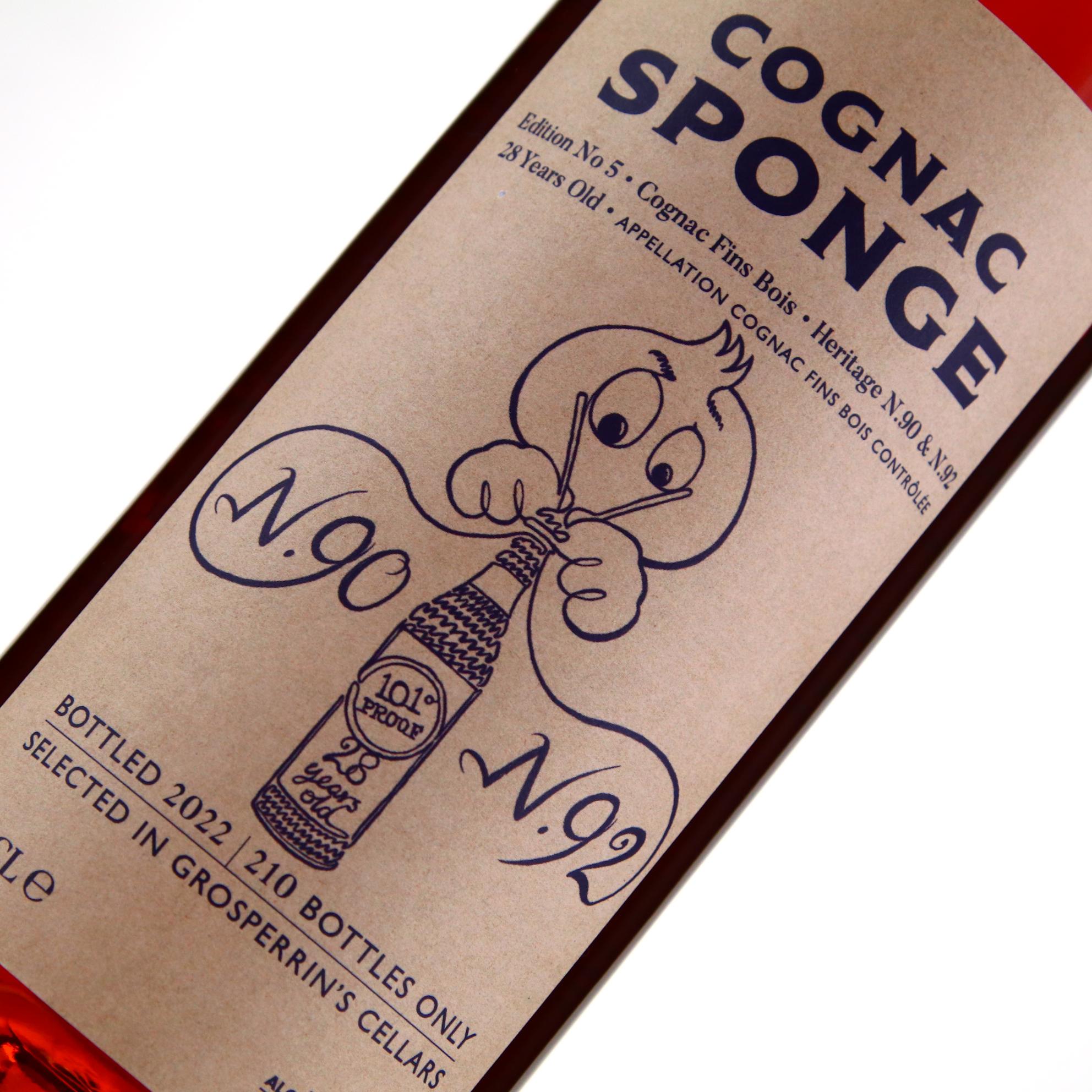 Cognac Sponge Edition No.5 Grosperrin Fins Bois 28 Year Old 57.7% ABV 700ml