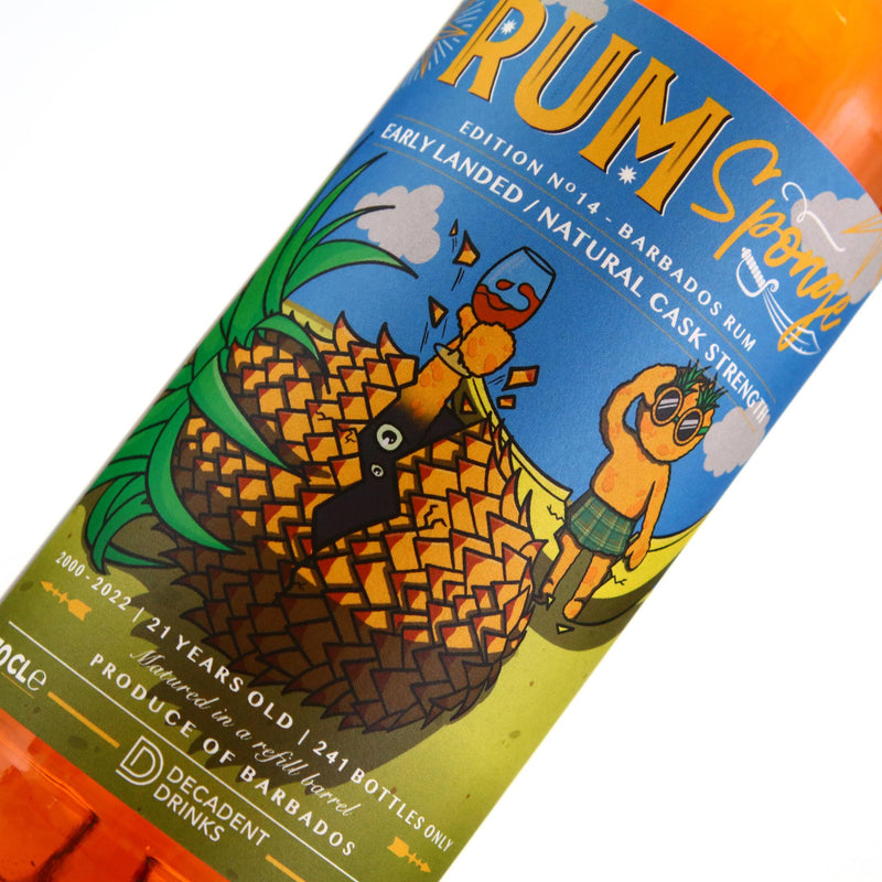 Rum Sponge Barbados 2000 21 Year Old Edition No.14 49% ABV 700ml