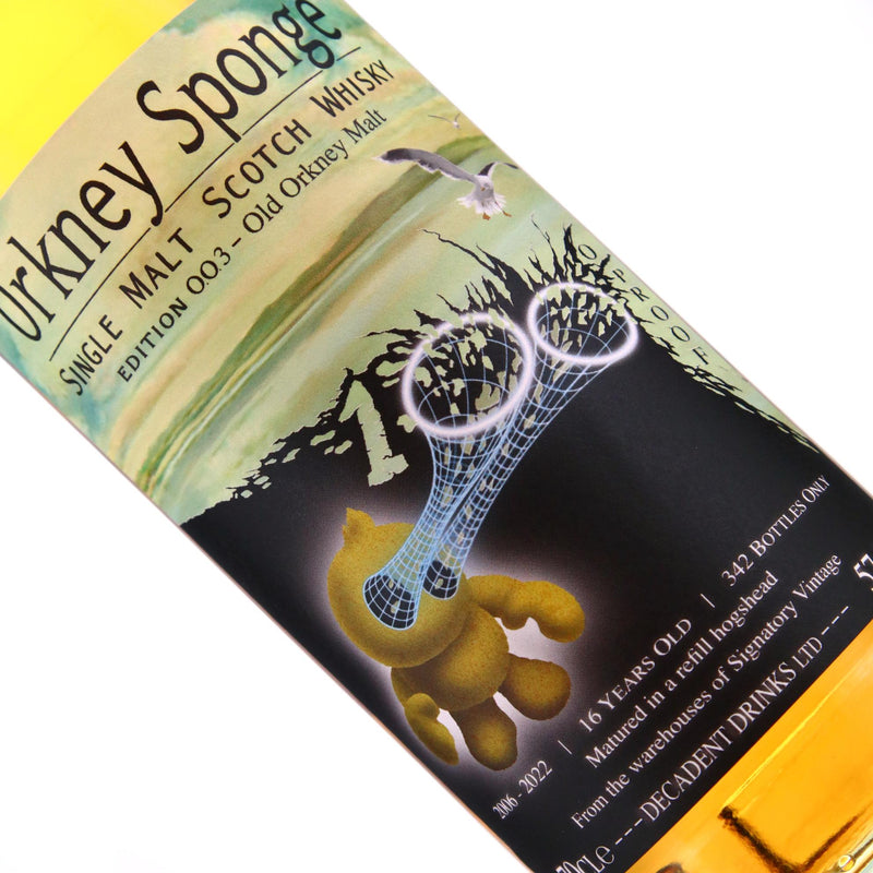 Orkney Sponge Old Orkney 2006 16 Year Old Edition OO3 57.1% ABV 700ml