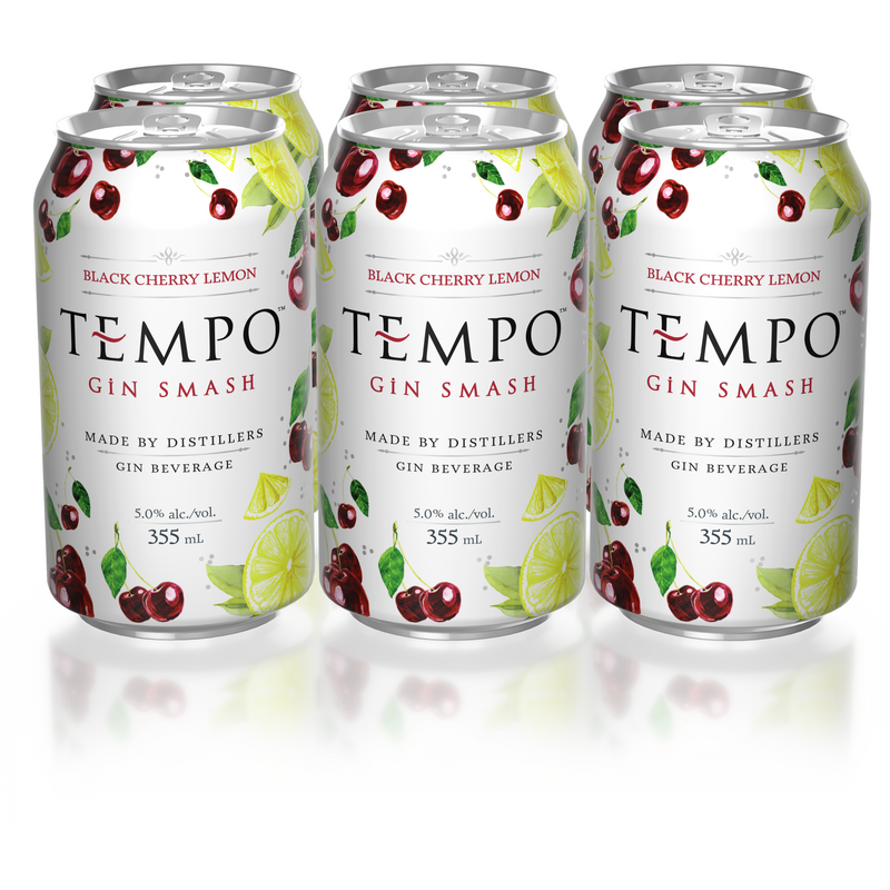 Tempo Gin Smash Black Cherry Lemon 6 Cans